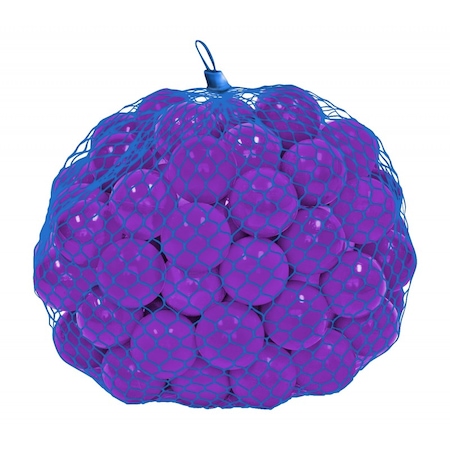Crush Proof Plastic Trampoline Pit Balls 200 Pack - Purple